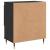 Bufet Stejar negru 60 x 35 x 70 cm Lemn compozit GartenMobel Dekor