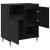 Bufet Stejar negru 60 x 35 x 70 cm Lemn compozit GartenMobel Dekor