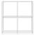 Raft de depozitare cu raft alb 43 x 27 x 90 cm Aluminiu GartenMobel Dekor