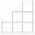 Raft de depozitare cu raft alb 43 x 27 x 90 cm Aluminiu GartenMobel Dekor