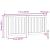 Capac pentru radiator Stejar Negru 175 x 20 x 82 cm GartenMobel Dekor