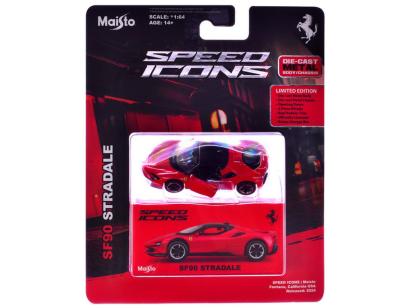 MAISTO MASINUTA METALICA SPEED ICONS SF90 STRADALE ROSU SCARA 1 LA 64 SuperHeroes ToysZone