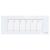 Intrerupator Mecanic 6 Posturi LUXION cu Rama din Sticla, Standard Italian, 6M SmartElectro IntelligentHouse