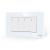 Intrerupator Cvadruplu Mecanic LUXION cu Rama din Sticla, Standard Italian, 4M SmartElectro IntelligentHouse