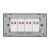 Intrerupator Cvadruplu Mecanic LUXION cu Rama din Sticla, Standard Italian, 4M SmartElectro IntelligentHouse