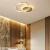 Lustra LED Dario, 2 Cercuri, 36W, Lumina Rece/Calda/Neutra, Auriu ModernLight Concept