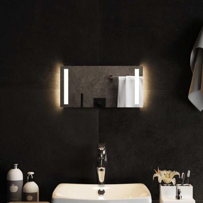 Oglindă de baie cu LED, 40x20 cm GartenMobel Dekor