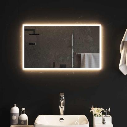 Oglindă de baie cu LED, 70x40 cm GartenMobel Dekor