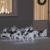 Renii LED 7 pcs Alb țesătură GartenMobel Dekor