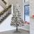 Brad de Crăciun cu lumini decorative cu coarde Alb 300 cm PVC GartenMobel Dekor