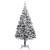 Brad de Crăciun cu lumini decorative cu coarde Alb 300 cm PVC GartenMobel Dekor