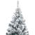 Brad de Crăciun cu lumini decorative cu coarde Alb 300 cm PVC GartenMobel Dekor