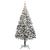Brad de Crăciun cu lumini decorative cu coarde Alb 300 cm PVC GartenMobel Dekor