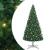 Brad de Crăciun cu lumini decorative cu coarde Verde 400 cm PVC GartenMobel Dekor