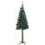 Brad de Crăciun subțire cu 300 LED Verde și alb 180 cm GartenMobel Dekor