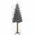 Brad de Crăciun subțire cu 300 LED Verde și alb 210 cm GartenMobel Dekor