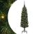 Brad de Crăciun artificial with LEDs Verde 120 cm PVC GartenMobel Dekor