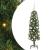 Brad de Crăciun artificial with LEDs Verde 120 cm PVC GartenMobel Dekor