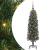 Brad de Crăciun artificial with LEDs Verde 120 cm PVC GartenMobel Dekor