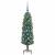 Brad de Crăciun artificial with LEDs Verde 120 cm PVC GartenMobel Dekor