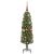Brad de Crăciun artificial with LEDs Verde 120 cm PVC GartenMobel Dekor
