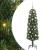 Brad de Crăciun artificial with LEDs Verde 150 cm PVC GartenMobel Dekor