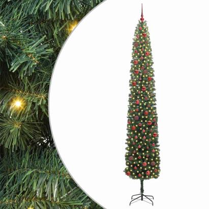 Brad de Crăciun artificial Verde 270 cm PVC GartenMobel Dekor