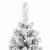 Brad de Crăciun artificial with LEDs Verde și alb 180 cm PVC GartenMobel Dekor
