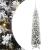 Brad de Crăciun artificial with LEDs Verde și alb 180 cm PVC GartenMobel Dekor