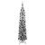 Brad de Crăciun artificial with LEDs Verde și alb 210 cm PVC GartenMobel Dekor