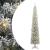 Brad de Crăciun artificial with LEDs Verde și alb 270 cm PVC GartenMobel Dekor