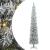 Brad de Crăciun artificial with LEDs Verde și alb 270 cm PVC GartenMobel Dekor