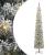 Brad de Crăciun artificial with LEDs Verde și alb 270 cm PVC GartenMobel Dekor