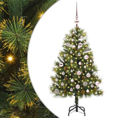 Pom de Crăciun Artificial cu Ramuri Articulare și Conuri 150 cm GartenMobel Dekor