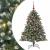 Brad de Crăciun artificial cu 150 LED Verde 105 x 105 x 150 cm GartenMobel Dekor