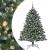 Brad de Crăciun artificial cu 150 LED Verde 105 x 105 x 150 cm GartenMobel Dekor