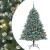 Brad de Crăciun artificial cu 300 LED Verde 126 x 126 x 180 cm GartenMobel Dekor