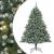 Brad de Crăciun artificial cu 300 LED Verde 140 x 140 x 210 cm GartenMobel Dekor