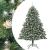Brad de Crăciun artificial cu 300 LED Verde 160 x 160 x 240 cm GartenMobel Dekor