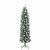 Copac Artificial Slăb de Crăciun cu 300 LED Verde și alb 180 cm GartenMobel Dekor