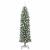 Copac Artificial Slăb de Crăciun cu 300 LED Verde și alb 210 cm GartenMobel Dekor