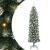 Copac Artificial Slăb de Crăciun cu 300 LED Verde și alb 210 cm GartenMobel Dekor