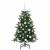 Brad de Crăciun artificial Verde 120 cm PVC și metal și plastic GartenMobel Dekor