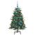 Brad de Crăciun artificial Verde 120 cm PVC și metal și plastic GartenMobel Dekor