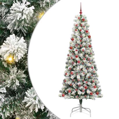 Brad de Crăciun artificial cu ramuri articulare 210 cm GartenMobel Dekor