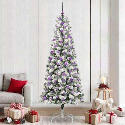 Brad de Crăciun artificial cu ramuri articulare 240 cm GartenMobel Dekor