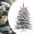 Brad de Crăciun artificial cu ramuri articulare Alb 120 cm GartenMobel Dekor