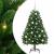 Brad de Crăciun artificial Verde 120 cm PVC și Metal GartenMobel Dekor