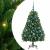 Brad de Crăciun artificial Verde 120 cm PVC și Metal GartenMobel Dekor