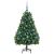 Brad de Crăciun artificial Verde 120 cm PVC și Metal GartenMobel Dekor